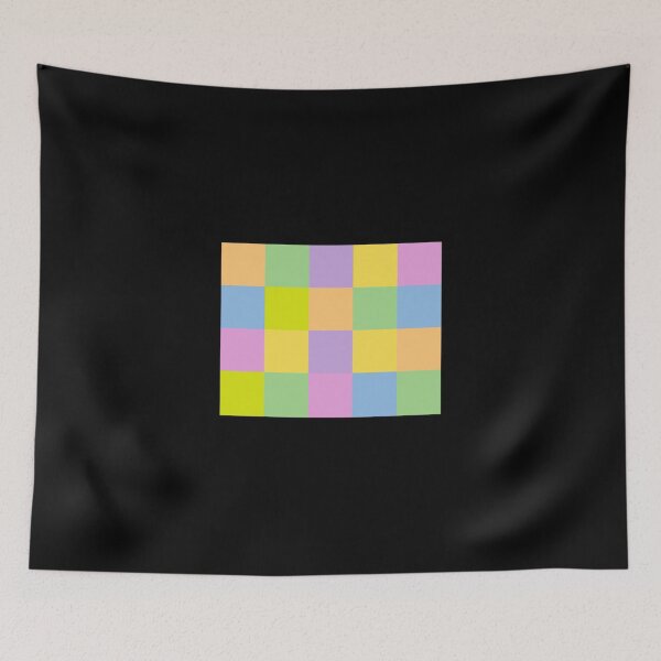 Item preview, Pastels Pop Squares Tank Top designed and sold by bberjones.