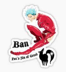 Nanatsu no Taizai Ban Sticker