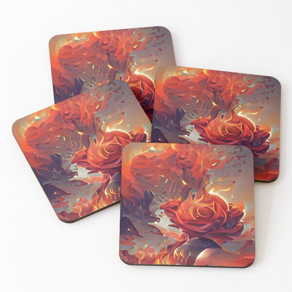 Item preview, Red Rose on Fire Flame designed and sold by deniselynnimage.