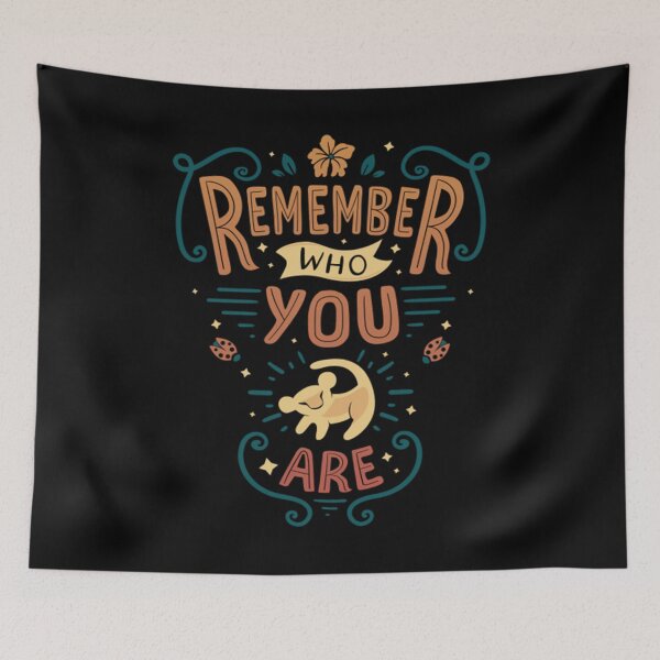 Item preview, Remember - Rafiki quote - Lion Garphic Gift Men designed and sold by CarmeFox.