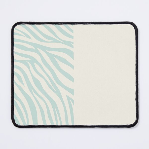Item preview, White Vertical Split and Mint Green Zebra Print  designed and sold by HiddenPuppets.