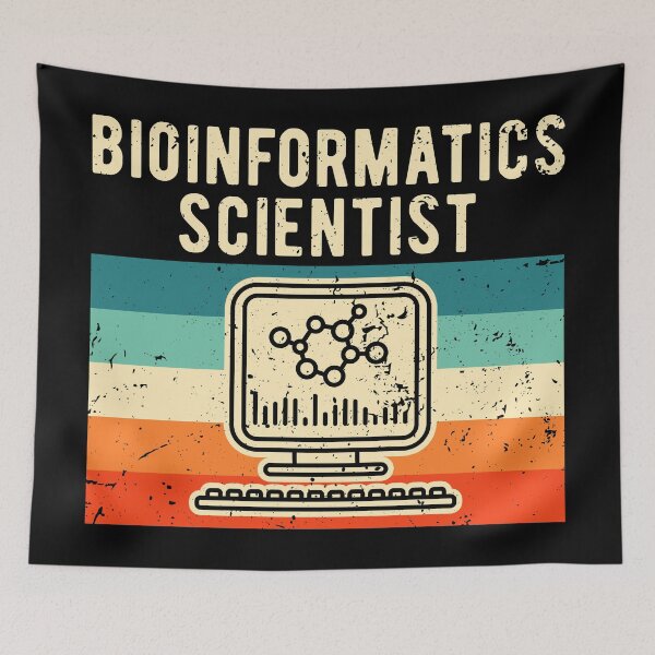 Item preview, Retro Vintage Bioinformatics Scientist Bioinformatician designed and sold by NestaReign.