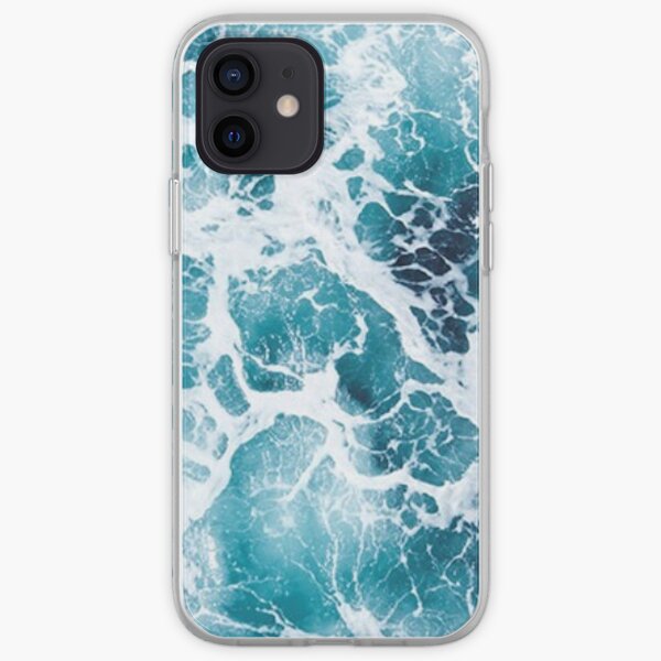 Beautiful Ocean Waves Aerial View Phone Case iPhone Soft Case
