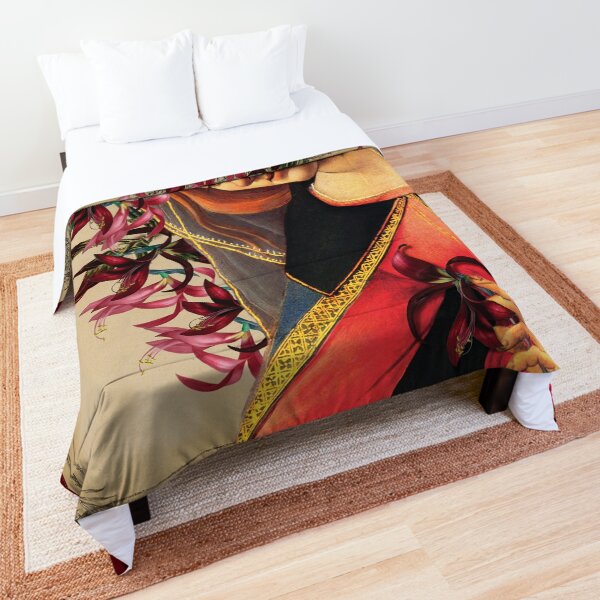 She Wore a Crown of Amaryllis Comforter