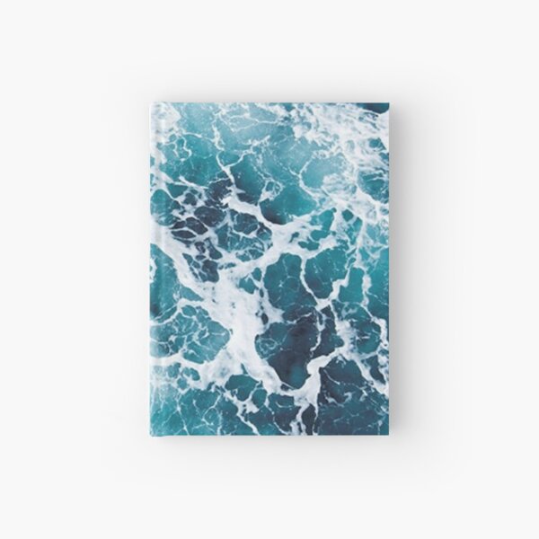 Beautiful Ocean Waves Aerial View Pouch Hardcover Journal