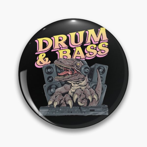 Item preview, Drum & Bass T-rex 2 designed and sold by Discothreadz.