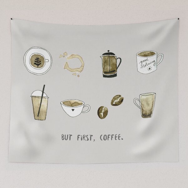 Item preview, Coffee Collection Watercolor designed and sold by pinapurri.
