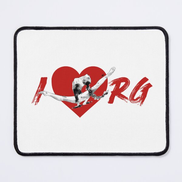 Item preview, I LOVE RHYTHMIC GYMNASTICS_RED designed and sold by Montse Martin Art.