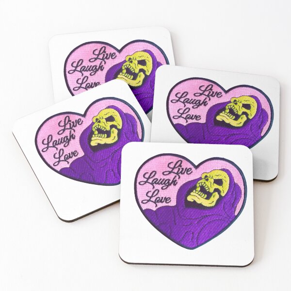 Item preview, Live Laugh Love Skeleton Sticker designed and sold by designolo.
