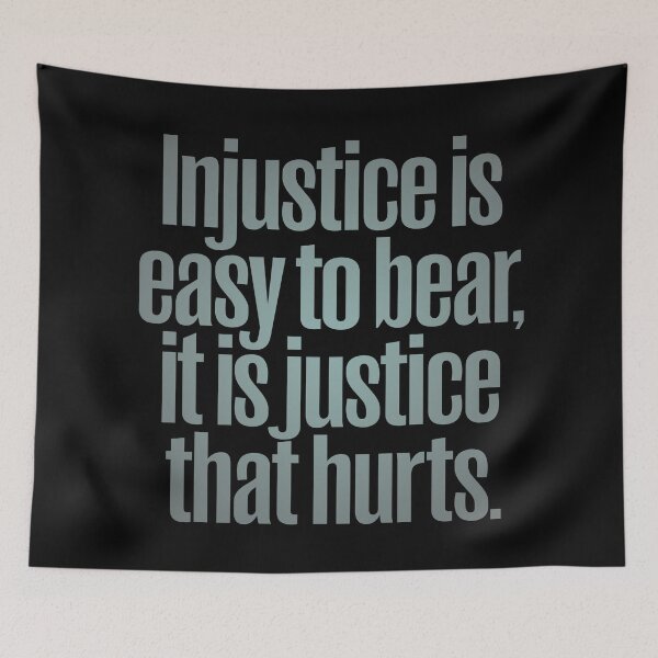 Item preview, Injustice is easy to bear, it is justice that hurts. v.3 designed and sold by x1brett.