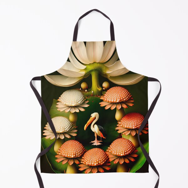 Item preview, Pelican pattern from lotus flowers designed and sold by GorinART.
