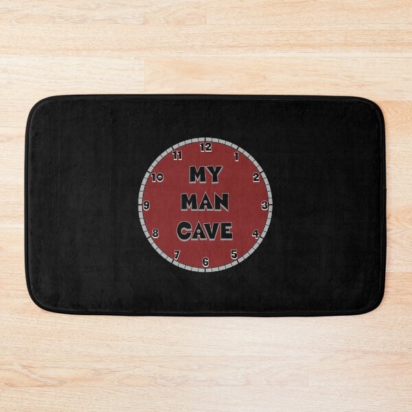 Item preview, Red and Black Man Cave Football Team Wall Clock200png designed and sold by DorianBeer.