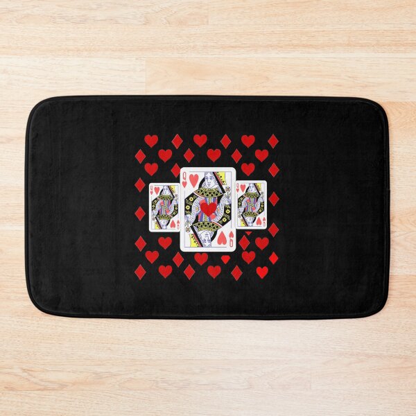 Item preview, RED QUEEN OF HEARTS ON BLACK PATTERN ART91png designed and sold by DorianBeer.