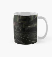 Railway track and trucks Mug