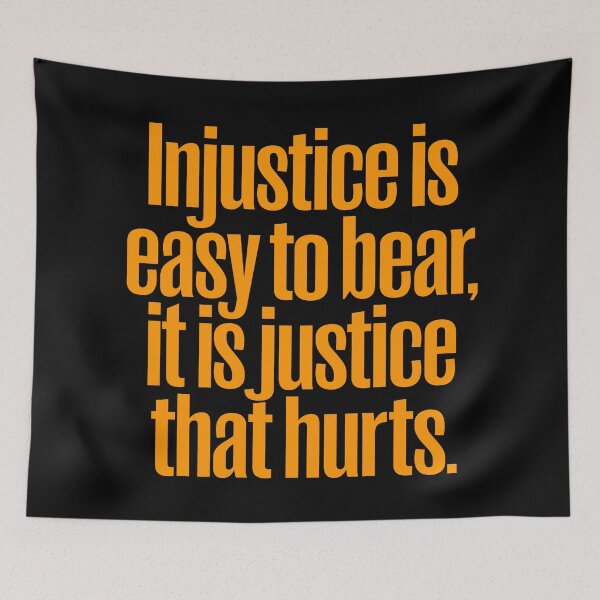 Item preview, Injustice is easy to bear, it is justice that hurts. v.4 designed and sold by x1brett.