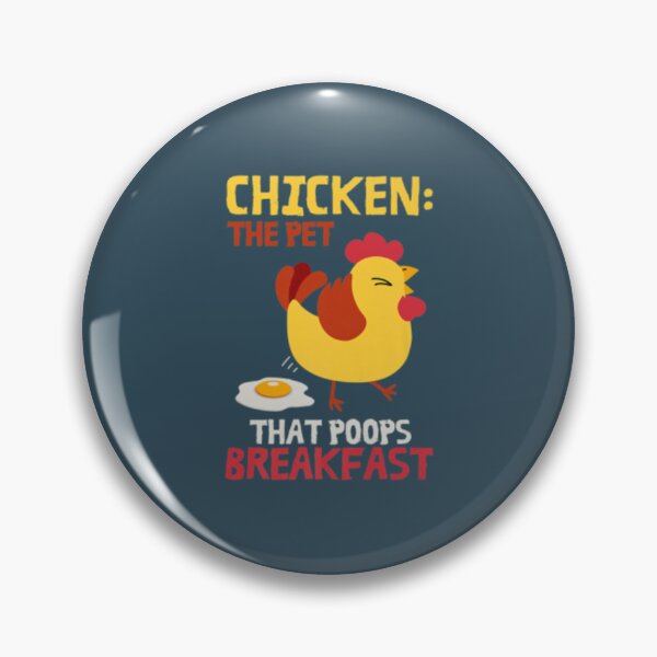 Item preview, Cute Artful Chicken The Pet That Poops Breakfast designed and sold by GoldAmour.