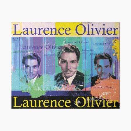 &ldquo;Nostalgic retro portrait of English actor and director Laurence