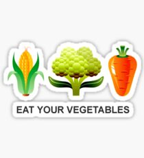 Eat Your Vegetables Sticker