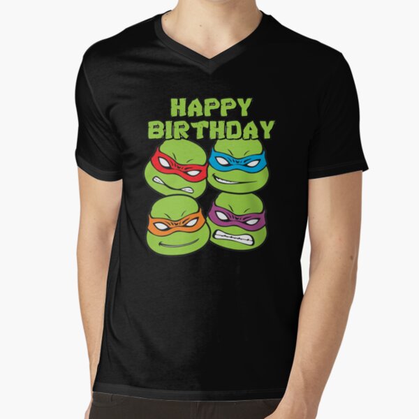 Airbrush Birthday Boy Ninja Turtle Shirt Design Adult S / Yes