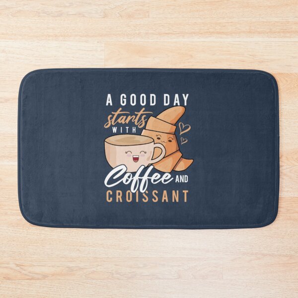 Item preview, Cute Croissant Coffee Morning Breakfast Baker designed and sold by GoldAmour.