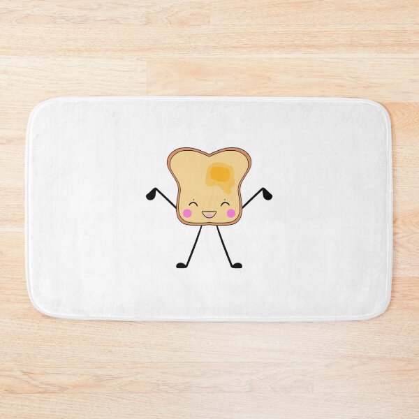 Item preview, Cute dancing happy Kawaii baby toast cartoon designed and sold by GoldAmour.