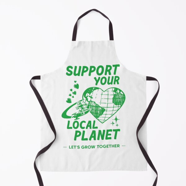 Aperçu de l'œuvre Support Your Local Planet, Aesthetic Tumblr Girl Gift, Environmental, Kinder Planet, VSCO Girl, Eco-Friendly créée et vendue par NobodysHero.