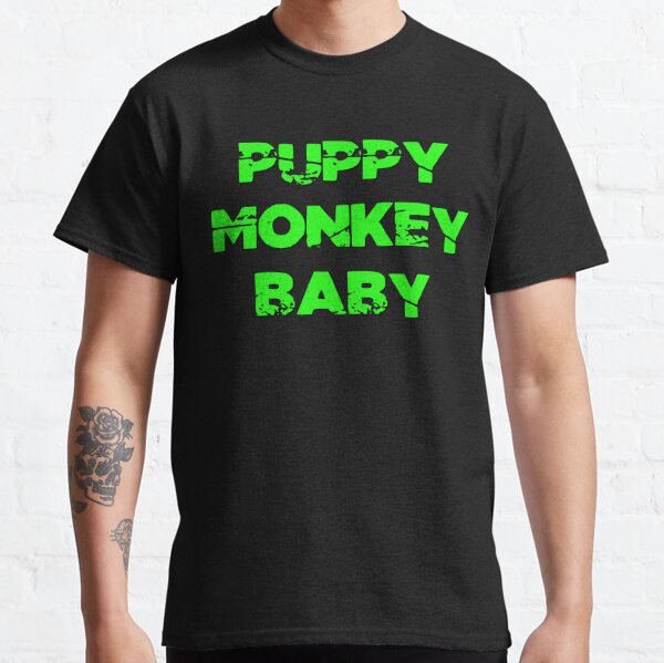 Puppy Monkey Baby  Classic T-Shirt