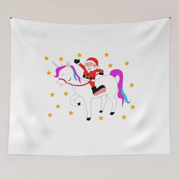 Item preview, Santa Clause In A Unicorn designed and sold by CreativeStrike.