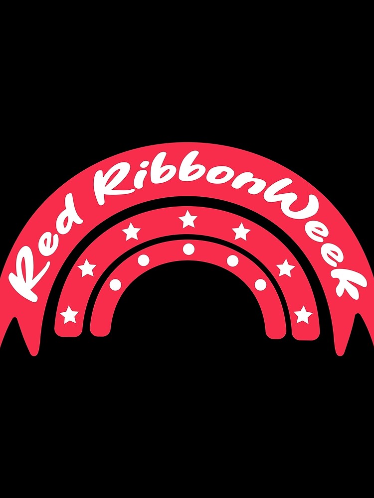 Thumbnail 3 of 3, Scarf, Red Ribbon Week | Red Ribbon Week Awareness designed and sold by THROUGH-LIFE.