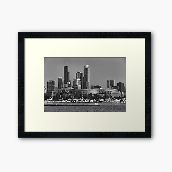 Chicago Soldier Field Framed Art Print