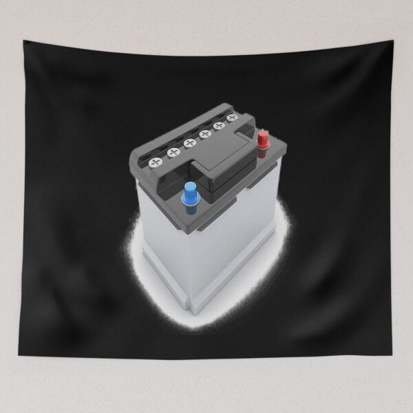 Item preview, Black and white battery, Car Automotive designed and sold by jaajaadvil.