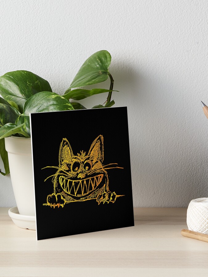 Fantasy Scary Smiling Cat Face Smile Spooky Cat Drawing Hand Drawn Angry  Face Of Cat Creepy Smiling Jigsaw Puzzle by Mounir Khalfouf - Pixels Puzzles