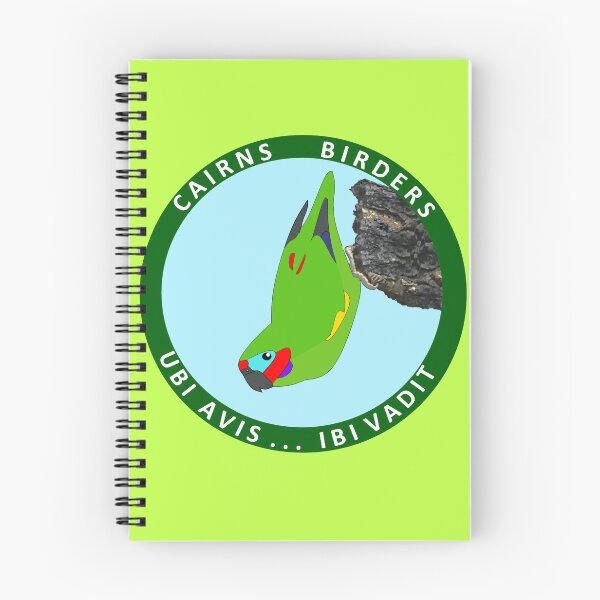 Item preview, Double-eyed Fig-parrot with Cairns Birders motto designed and sold by CairnsBirders.