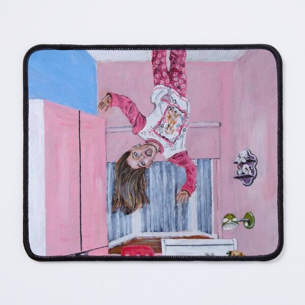 Item preview, THE GOLD MAGIC SHOES TAKE LAURA UP THE WALL ACCROSS THE CEILING AND BACK DOWN AGAIN  designed and sold by Mackenzie Moulton International Artist .