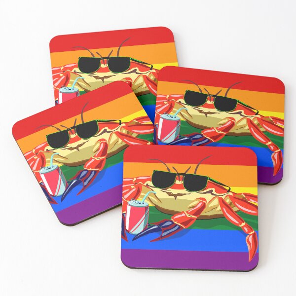 Item preview, Cool crab pride flag designed and sold by puma0x61.