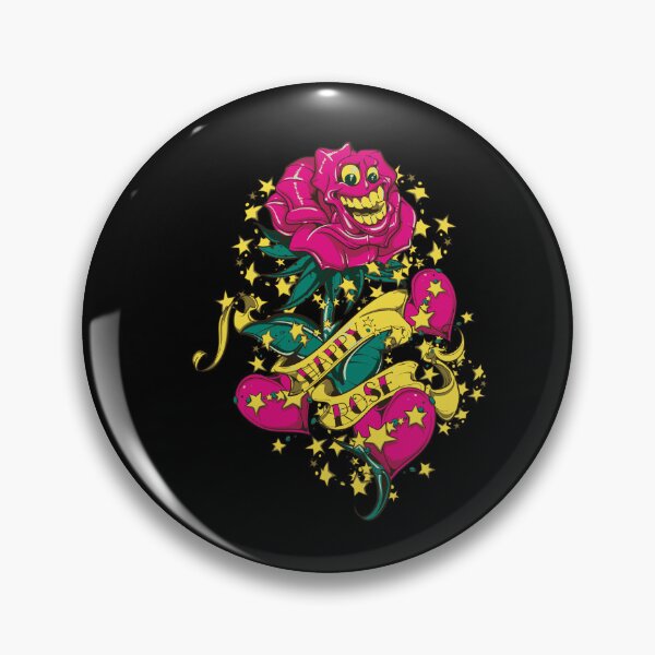 Item preview, Happy Rose Art Design Draw Street Art Text Graphic designed and sold by BK-Fishing.