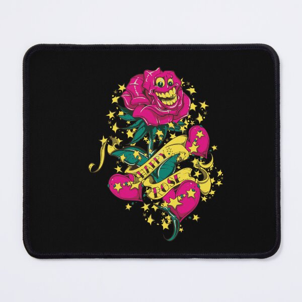 Item preview, Happy Rose Art Design Draw Street Art Text Graphic designed and sold by BK-Fishing.