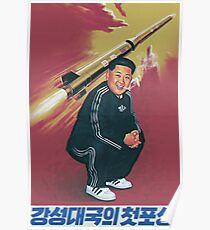 Tracksuit Rocket Man Poster