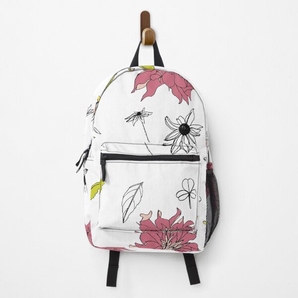 Item preview, Garden flowers. Hand drawn flowers and leaves designed and sold by HannaShvaikova.