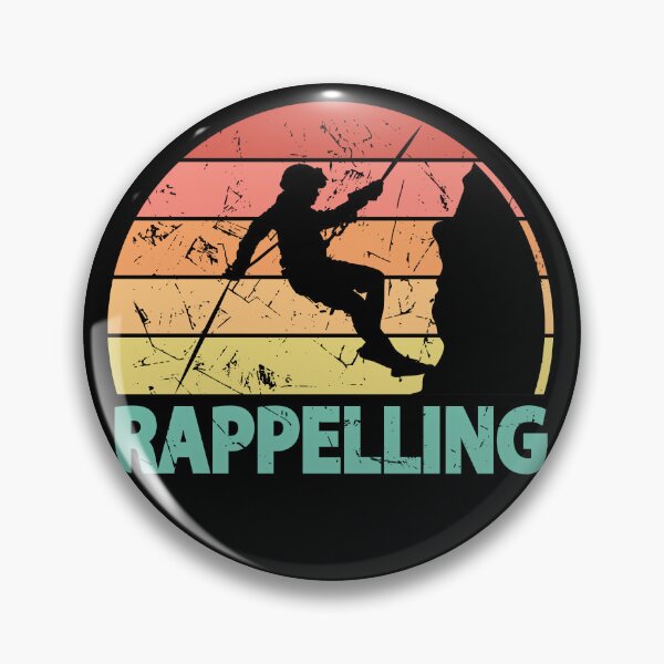 Item preview, Rappelling Abseiling Canyoning Canyoneering Vintage designed and sold by TheInkElephant.
