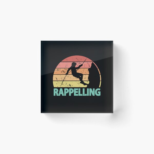 Item preview, Rappelling Abseiling Canyoning Canyoneering Vintage designed and sold by TheInkElephant.
