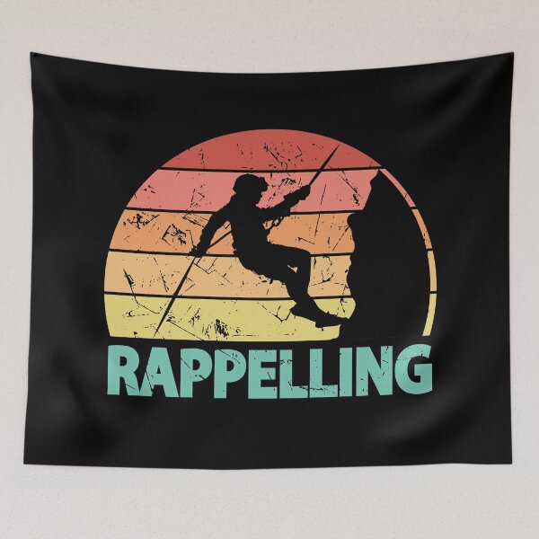 Item preview, Rappelling Abseiling Canyoning Canyoneering Vintage designed and sold by TheInkElephant.
