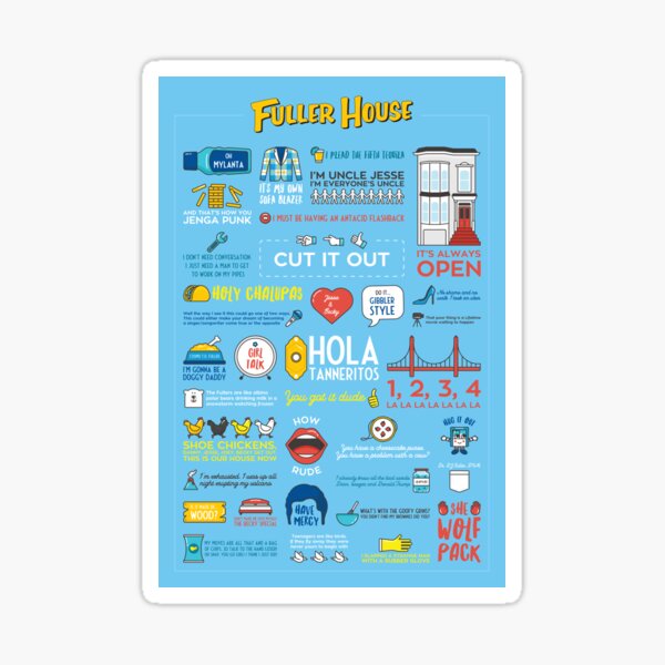 Fuller House Quotes Sticker