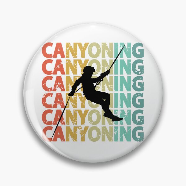 Item preview, Canyoning Rappelling Abseiling Canyoneer Vintage designed and sold by TheInkElephant.