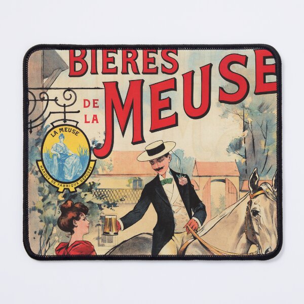 Item preview, BIERES DE LA MEUSE 1900s Vintage French Beer Poster  designed and sold by retroposters.