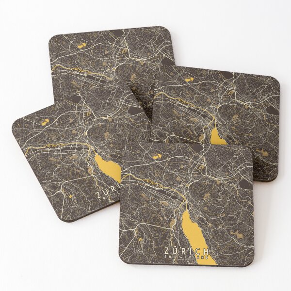 Item preview, Zurich City Map of Switzerland - Pastel designed and sold by deMAP.