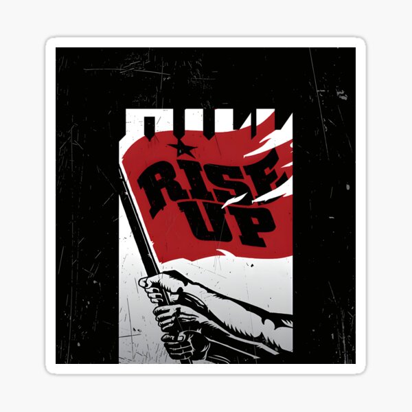 Album rise up singer Sticker
