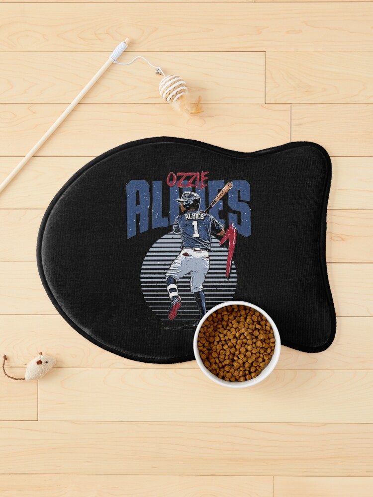 ozzie albies rise Pet Bowl for Sale by mahascript