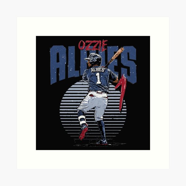 Ozzie Albies Framed Art Prints for Sale - Fine Art America