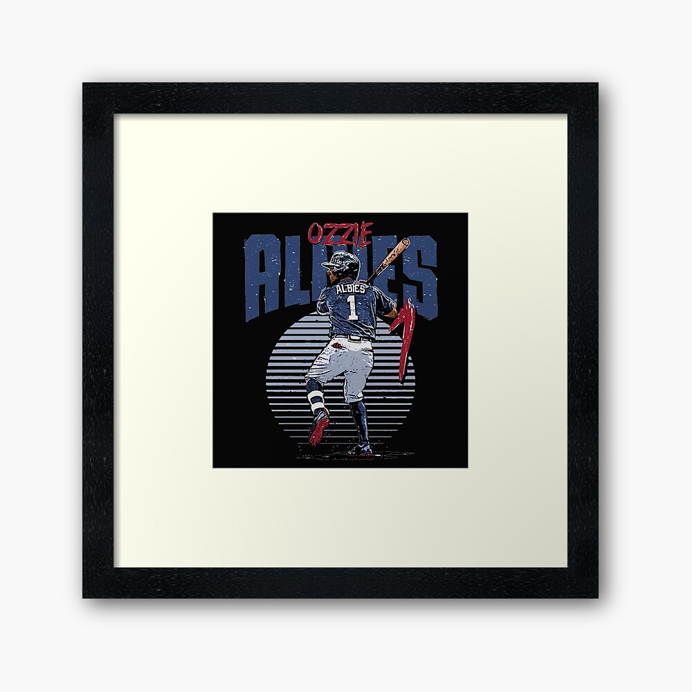 ozzie albies rise Art Board Print for Sale by mahascript